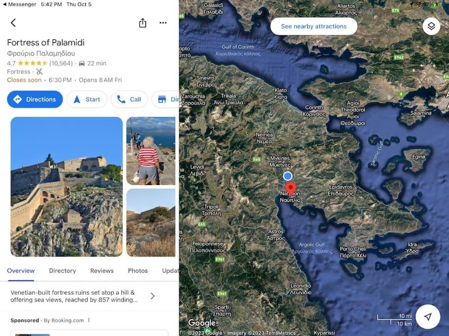 Lidas Sunny Guest House Argolis Nafplion Exteriör bild