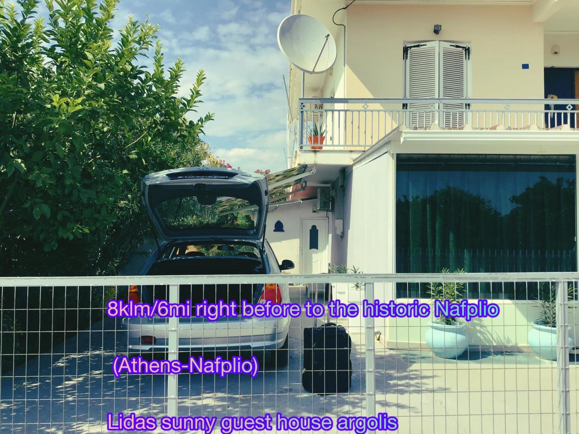Lidas Sunny Guest House Argolis Nafplion Exteriör bild